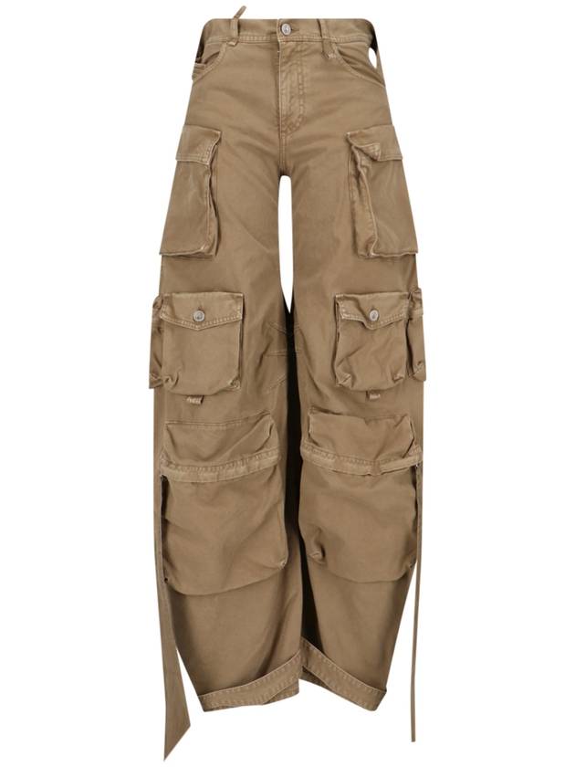 The Attico Trousers Brown - THE ATTICO - BALAAN 1