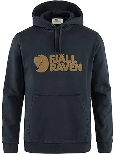 Men's Logo Hoodie Dark Navy - FJALL RAVEN - BALAAN 2