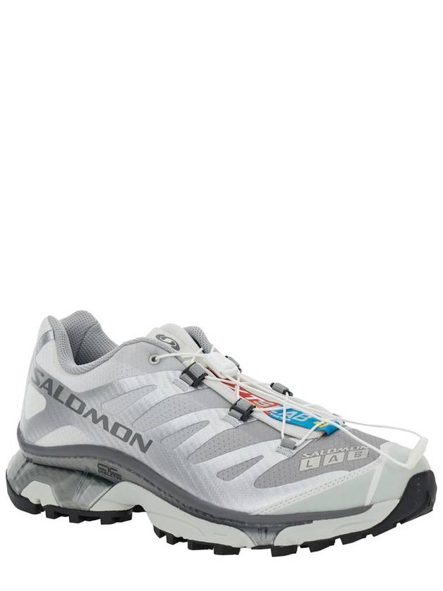 XT-4 OG Sharkskin Low Top Sneakers Silver - SALOMON - BALAAN 3