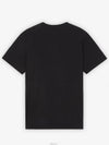 Chillax Fox Patch Classic Short Sleeve T-Shirt Black - MAISON KITSUNE - BALAAN 3