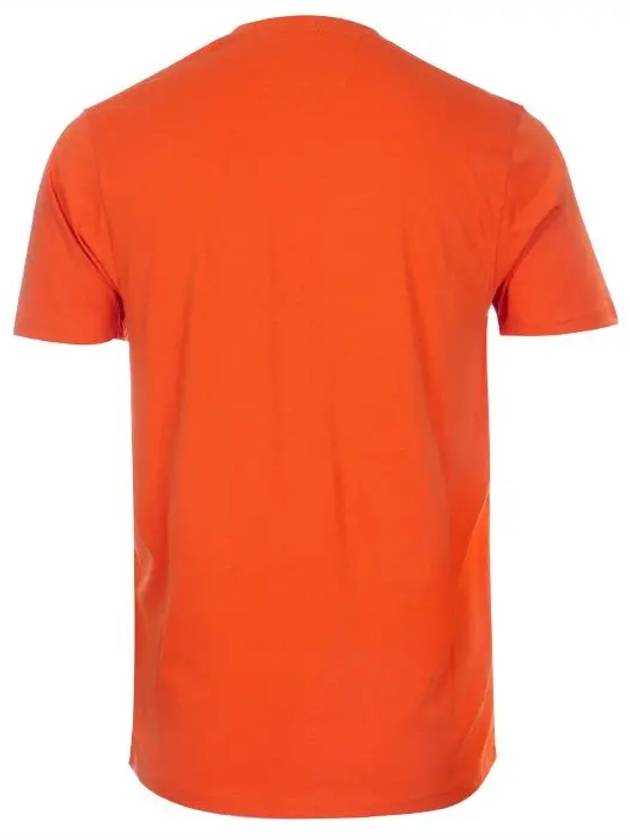 Logo Print Cotton Short Sleeve T-Shirt Orange - CP COMPANY - BALAAN 7