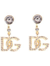 DG Logo Pendant Earrings Gold - DOLCE&GABBANA - BALAAN 1