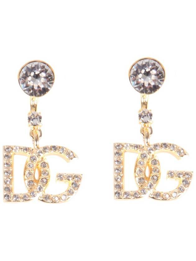 DG Logo Pendant Earrings Gold - DOLCE&GABBANA - BALAAN 1