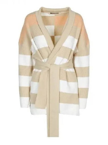 Striped belted cardigan 271138 - JOSEPH - BALAAN 1