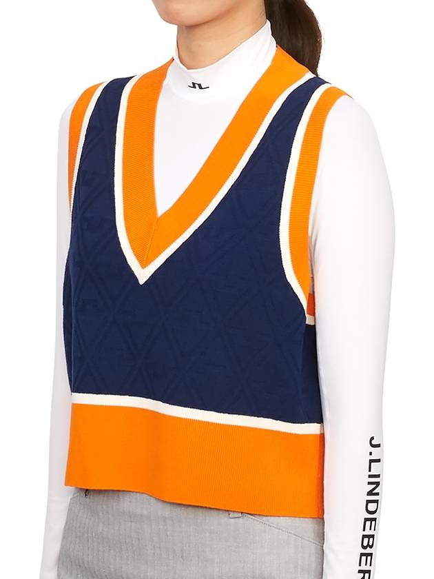 Golf Wear Women s Knit Vest AWKW09379 O341 - J.LINDEBERG - BALAAN 3