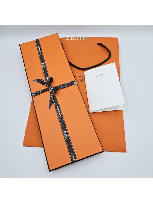 Spread H Tie Noir - HERMES - BALAAN 10