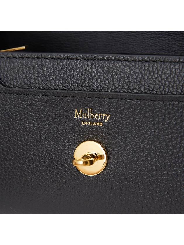 Darley Small Classic Grain Medium Wallet Black - MULBERRY - BALAAN 7