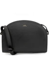 Women's Demil Lune Half Moon Shoulder Cross Bag Black - A.P.C. - BALAAN 2