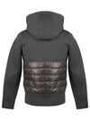 8400400 80971 920 MAGLIA Twotone gray hoodie - MONCLER - BALAAN 3