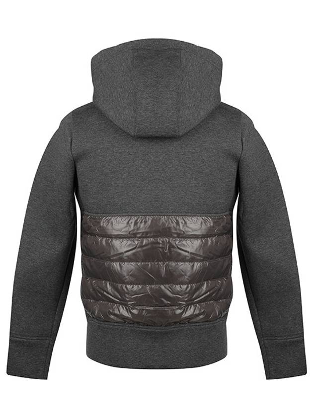 8400400 80971 920 MAGLIA Twotone gray hoodie - MONCLER - BALAAN 3