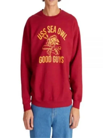 FG GOOD GUYS GARNET printed sweatshirt - WILD DONKEY - BALAAN 1