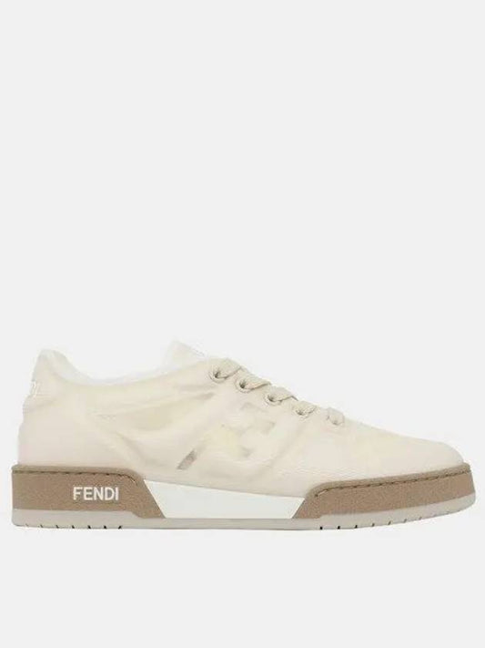 Match Mesh Low Top Sneakers White - FENDI - BALAAN 2