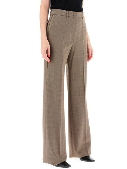 'teso' flared pants in pied de - MAX MARA SPORTMAX - BALAAN 2