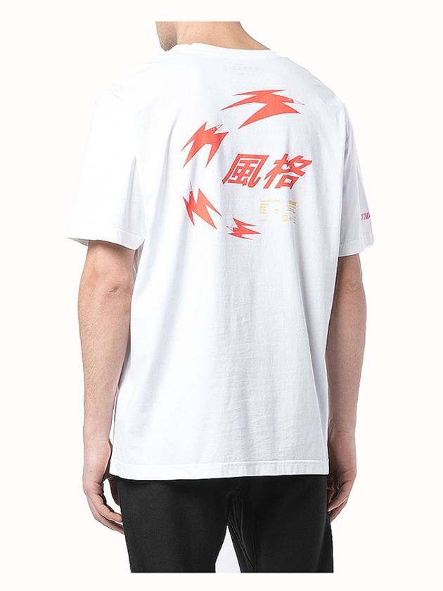 Chinese logo tee HMAA001S19760042 - HERON PRESTON - BALAAN 3