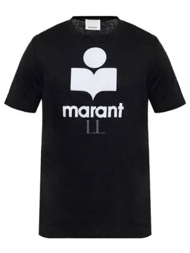 Karman Logo Short Sleeve T-Shirt Black - ISABEL MARANT - BALAAN 2