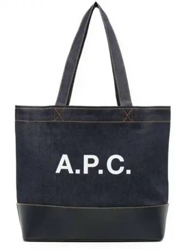 Axel Denim Tote Bag Navy - A.P.C. - BALAAN 2