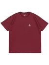 SYMBOL LOGO T SHIRTS BURGUNDY - POLYGRAM - BALAAN 4