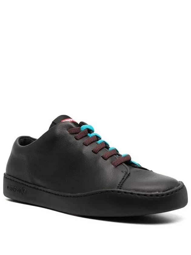 Twins Leather Low Top Sneakers Black - CAMPER - BALAAN 3