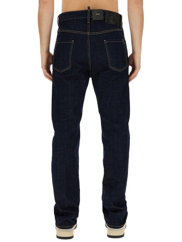 Logo Patch Slim Fit Jeans S74LB1421S30664 - DSQUARED2 - BALAAN 4