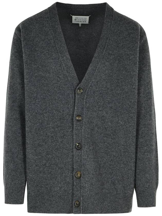 Maison Margiela Grey Wool Cardigan - MAISON MARGIELA - BALAAN 1