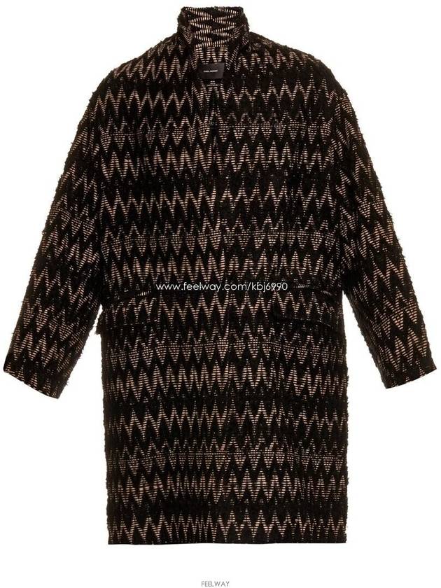 Women's ERIKA oversized coat MA016215A004I 01BK - ISABEL MARANT - BALAAN 10