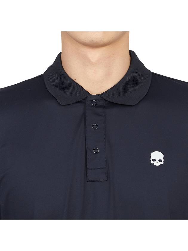 Golf Wear Polo Long Sleeve T-Shirt G00562 E08 - HYDROGEN - BALAAN 6