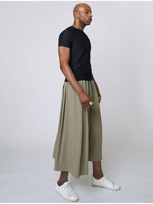 Loose Wide Pants Khaki Beige - ATHPLATFORM - BALAAN 10