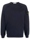 OLD Treatment Wappen Patch Crew Neck Sweatshirt Navy - STONE ISLAND - BALAAN 2