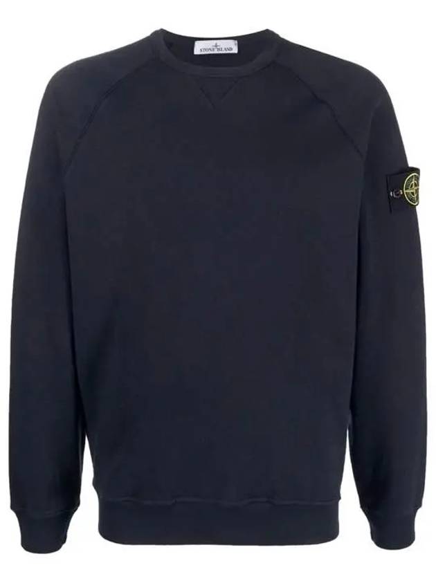 OLD Treatment Wappen Patch Crew Neck Sweatshirt Navy - STONE ISLAND - BALAAN 2