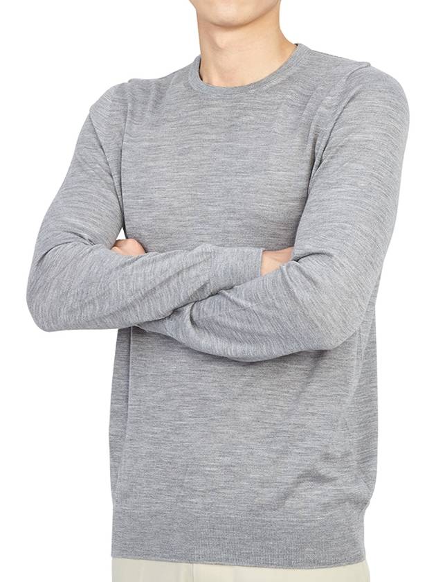 Men's Knit Top Gray - JOHNSTONS OF ELGIN - BALAAN 6