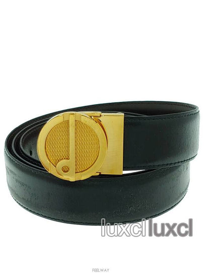 vintage leather gold belt - DUNHILL - BALAAN 2