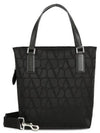 Toile Iconographe Small Tote Bag Black - VALENTINO - BALAAN 2