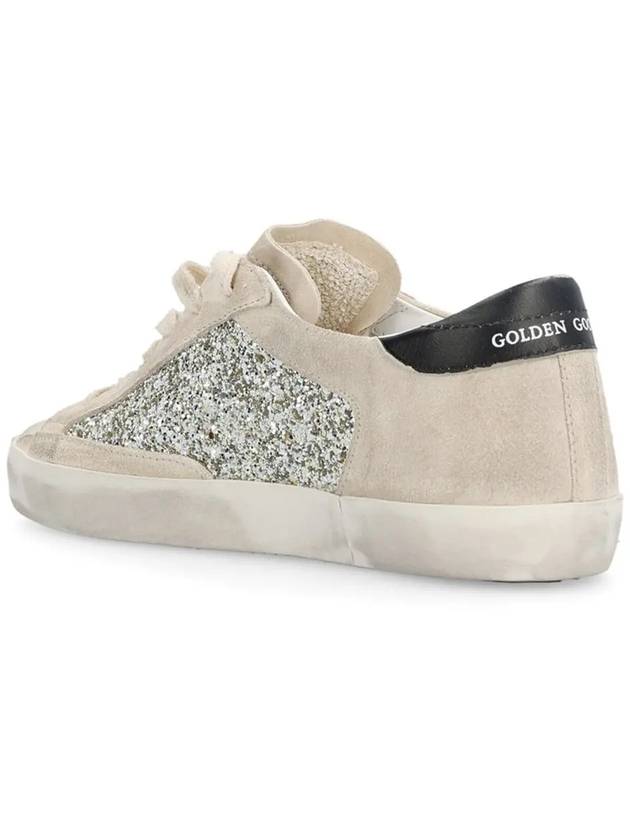 Star Patch Lace-Up Low Top Sneakers Ivory - GOLDEN GOOSE - BALAAN 4