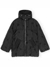 Tech Oversized Puffer Padding Black - GANNI - BALAAN 2