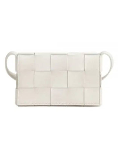 Intrecciato Cassette Cross Bag White - BOTTEGA VENETA - BALAAN 2