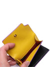 Saffiano Leather Trifold Half Wallet Yellow - MARNI - BALAAN 7