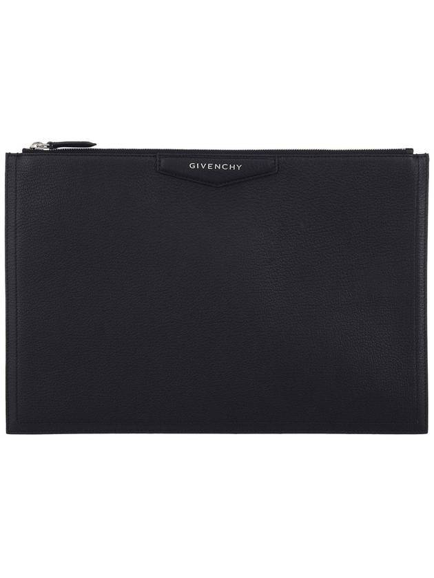 Medium Antigona Clutch Bag Black - GIVENCHY - BALAAN.