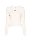 Le Gros Grain Manches Long Sleeve T-Shirt Light Beige - JACQUEMUS - BALAAN 1