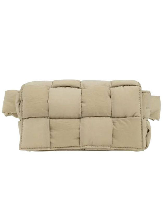 Padded Tech Cassette Mini Belt Bag Beige - BOTTEGA VENETA - BALAAN 1