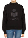 Moby Logo Print Sweatshirt Black - ISABEL MARANT - BALAAN 2