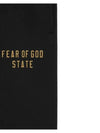 Fleece State Pants Black 130BT242020F - FEAR OF GOD ESSENTIALS - BALAAN 4