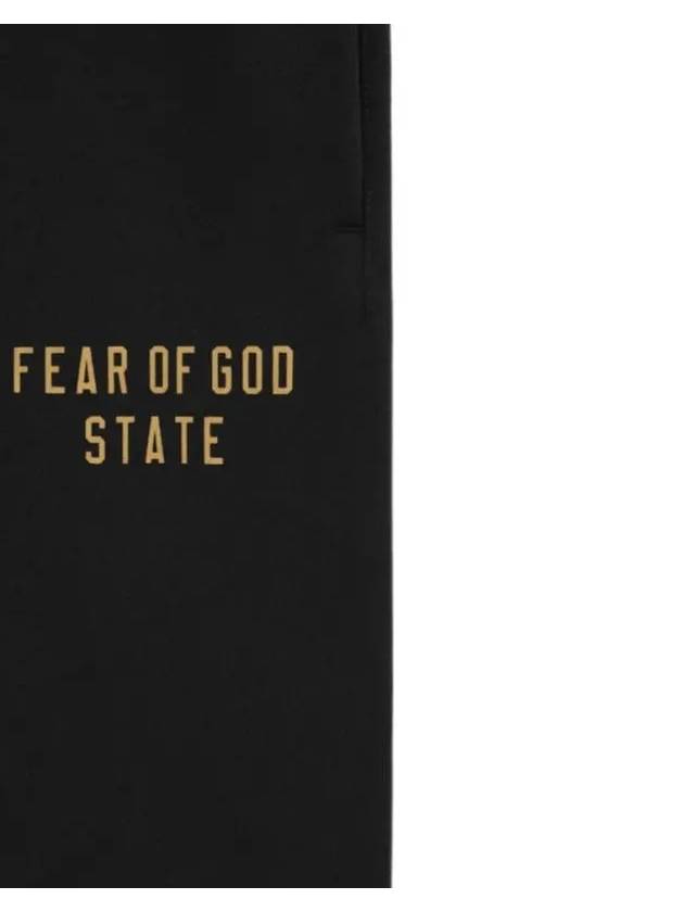 Fleece State Pants Black 130BT242020F - FEAR OF GOD ESSENTIALS - BALAAN 4