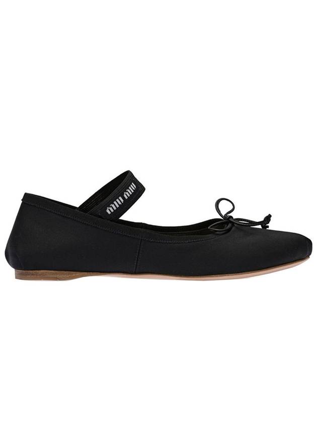 Satin Ballerinas Black - MIU MIU - BALAAN 2