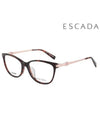 Glasses Frame VES A40F 0G21 Round Titanium Men Women - ESCADA - BALAAN 2