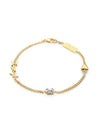 Opyum Heart Chain Bracelet Gold - SAINT LAURENT - BALAAN 3