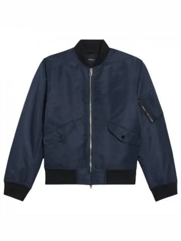 Flight Bomber Jacket N0877402 XHX Flight Bomber Jacket - THEORY - BALAAN 1