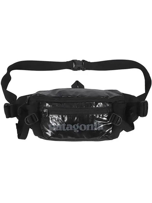 Logo Hole Waist 5L Belt Bag Black - PATAGONIA - BALAAN 2