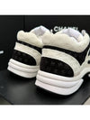 Women's Cruise Sneakers Full Logo Calfskin White - CHANEL - BALAAN 8