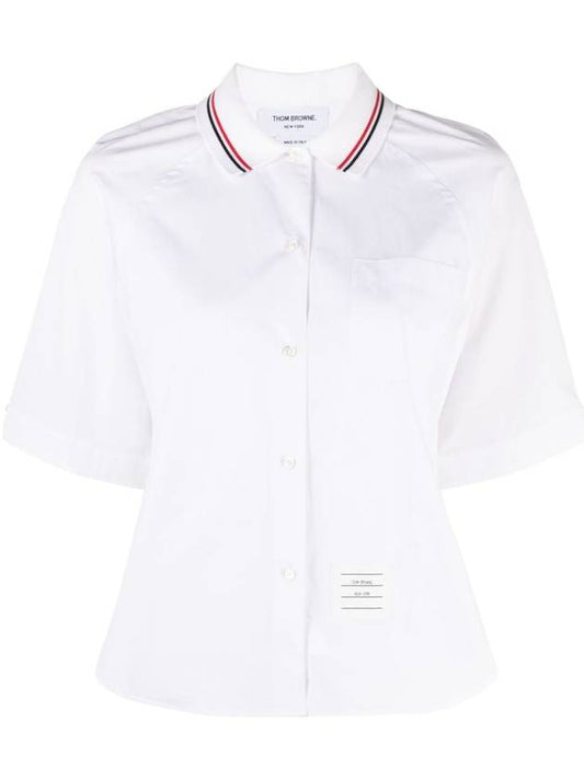 box pleated shirt - THOM BROWNE - BALAAN 1