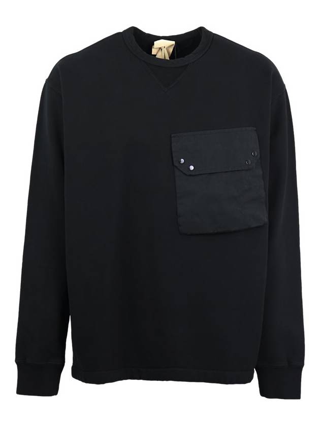 Maxi Pocket Detail Sweatshirt Black - TEN C - BALAAN 2